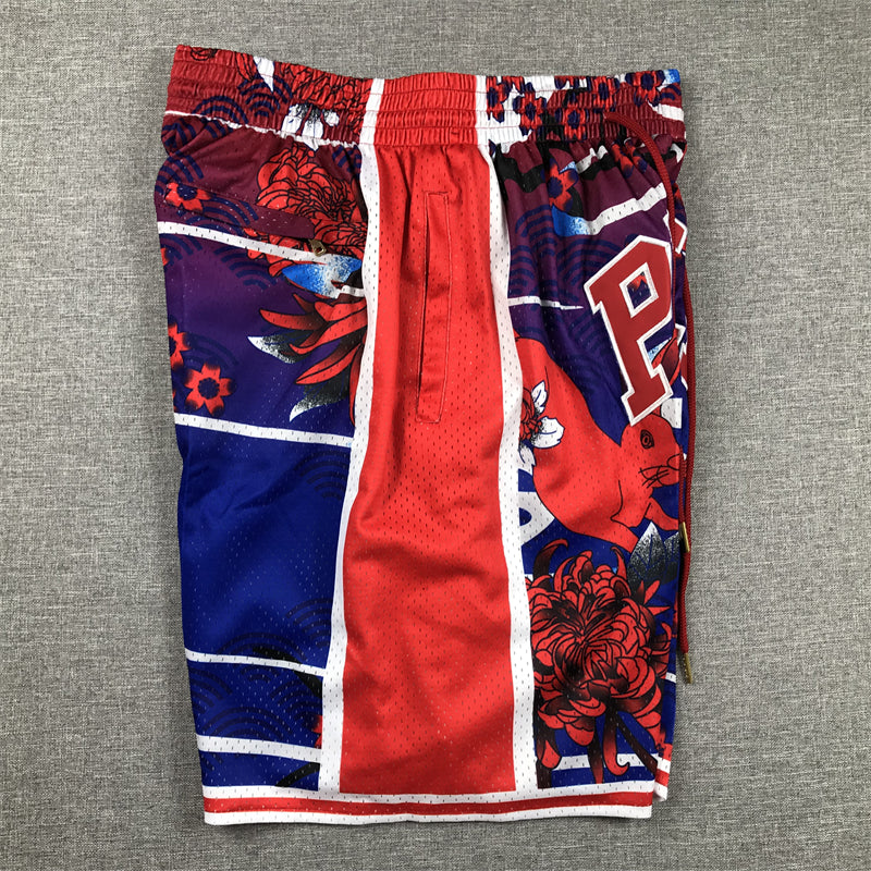 Men's Philadelphia 76ers Year of Rabbit Edition Pocket Shorts