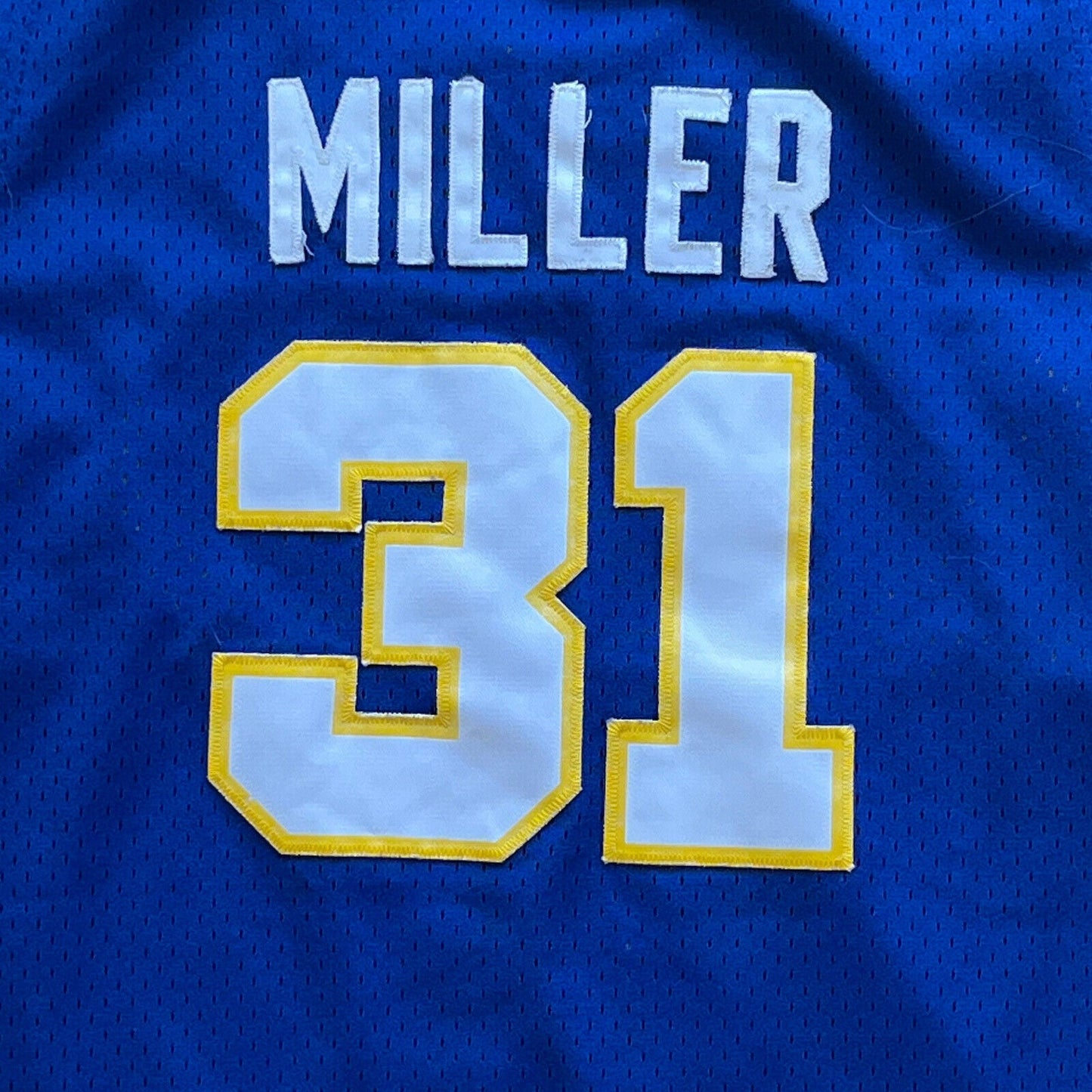 Men's Indiana Pacers Reggie Miller #31 Blue Swingman Jersey