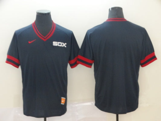 Men's Chicago White Sox Navy Cooperstown Collection Blank Jersey