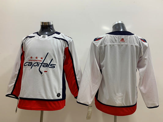 Men's Washington Capitals White Breakaway Away Blank Jersey