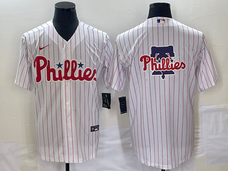 Men's Philadelphia Phillies White Home Replica Team Jersey