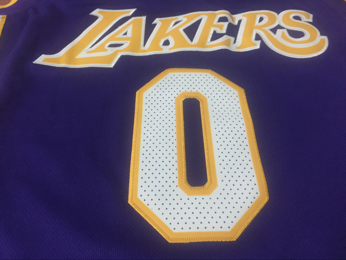 Men's Los Angeles Lakers Kyle Kuzma #0 NBA Purple Swingman Jersey