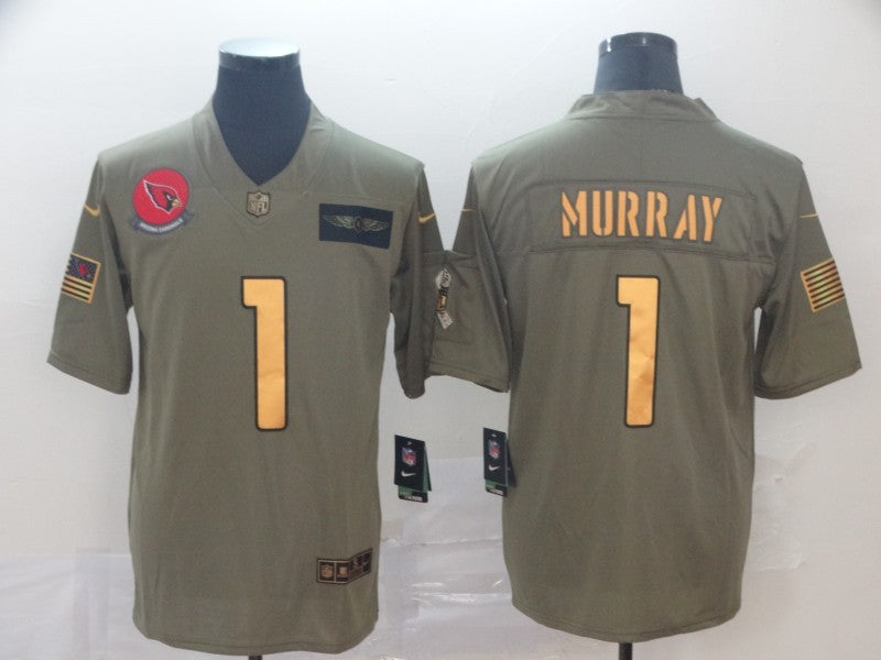 Men's Arizona Cardinals Kyler Murray #1 Brown Alternate Game Jersey