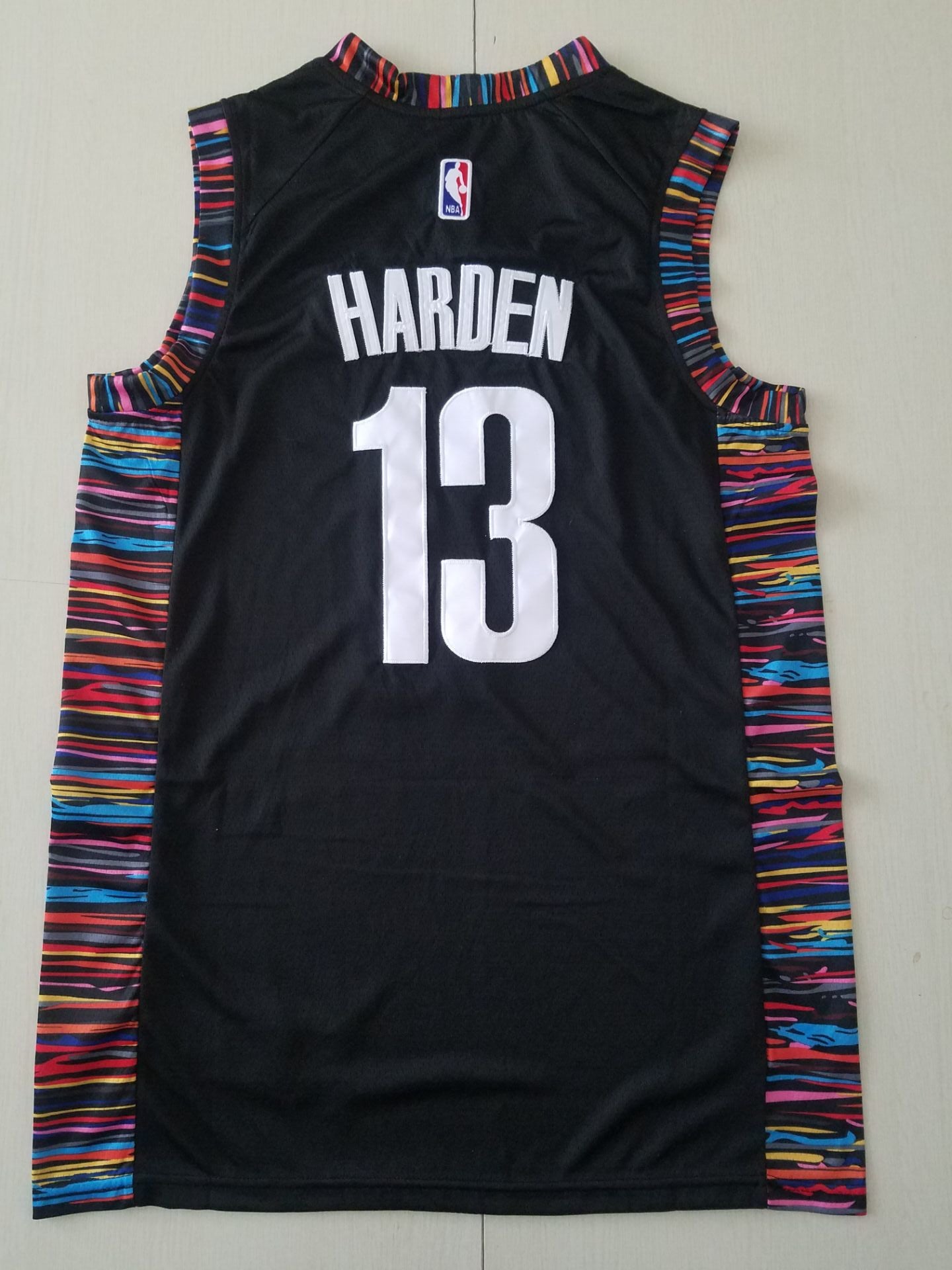 Men's Brooklyn Nets James Harden #13 NBA Black Fashion Jersey - City Edition