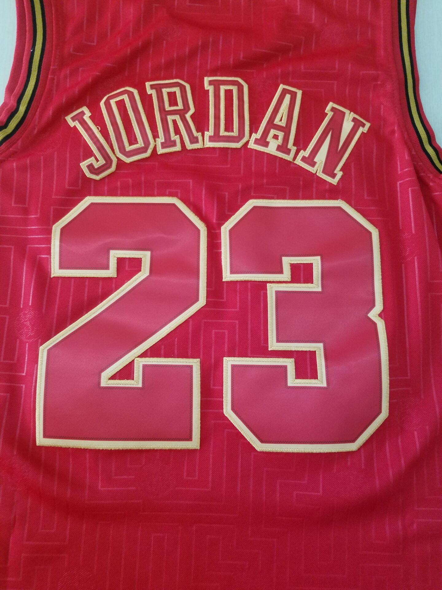 Men's Chicago Bulls Michael Jordan Red 1997-98 Hardwood Classics Swingman Jersey