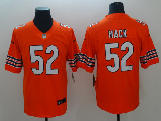 Men's Chicago Bears Khalil Mack #52 Orange Game Jersey