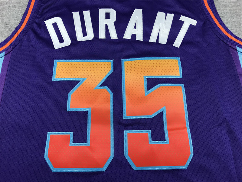 Men's Phoenix Suns Kevin Durant #35 Purple 2023/24 Swingman Jersey - City Edition