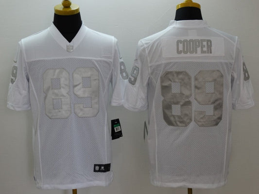 Men's Las Vegas Raiders Amari Cooper #89 White Player Game Jersey