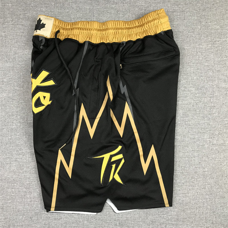 Men's Toronto Raptors Black City Edition Basketball Shorts