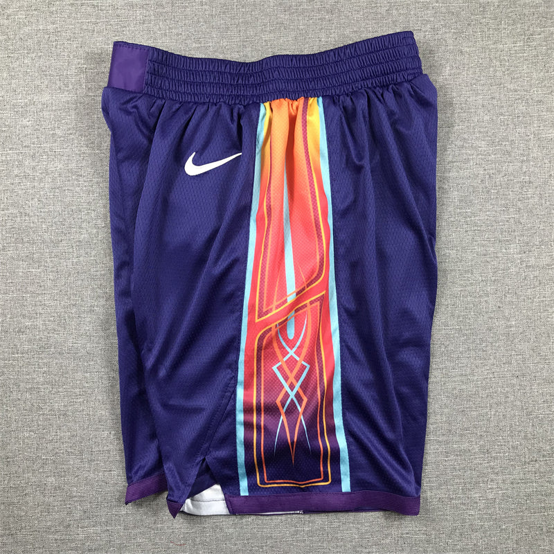 Men's Phoenix Suns Purple 2023/24 Swingman City Edition Shorts