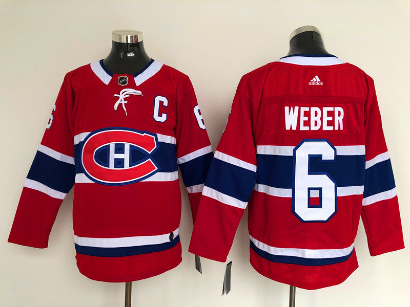 Men's Montreal Canadiens Shea Weber #6 Red Player Game Jersey