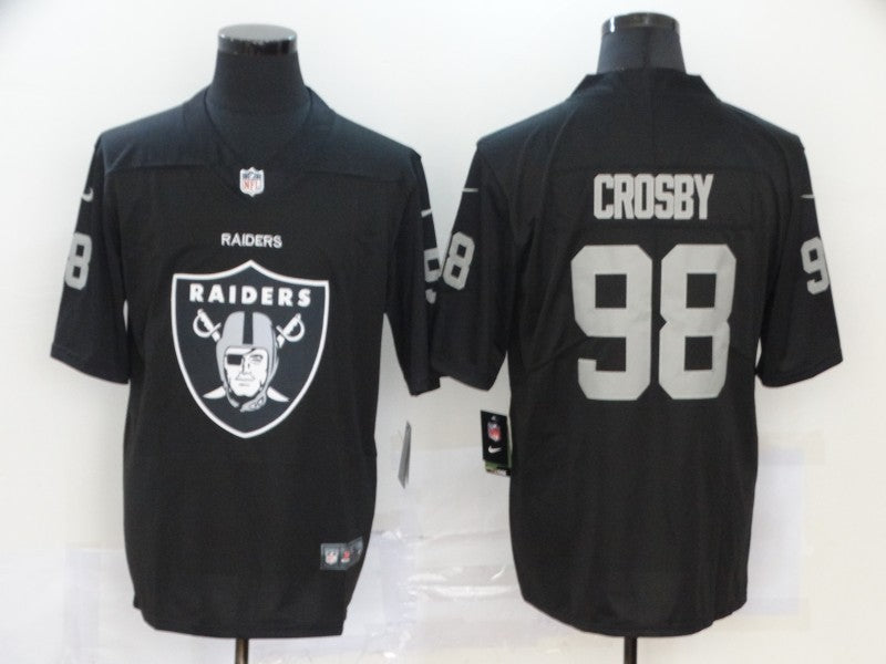 Men's Las Vegas Raiders Maxx Crosby #98 Black Player Jersey