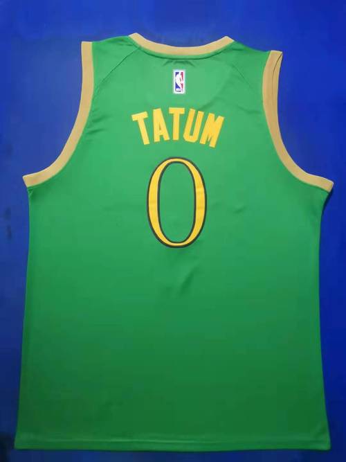 Men's Boston Celtics Jayson Tatum #0 NBA Swingman Jersey - Retro Green