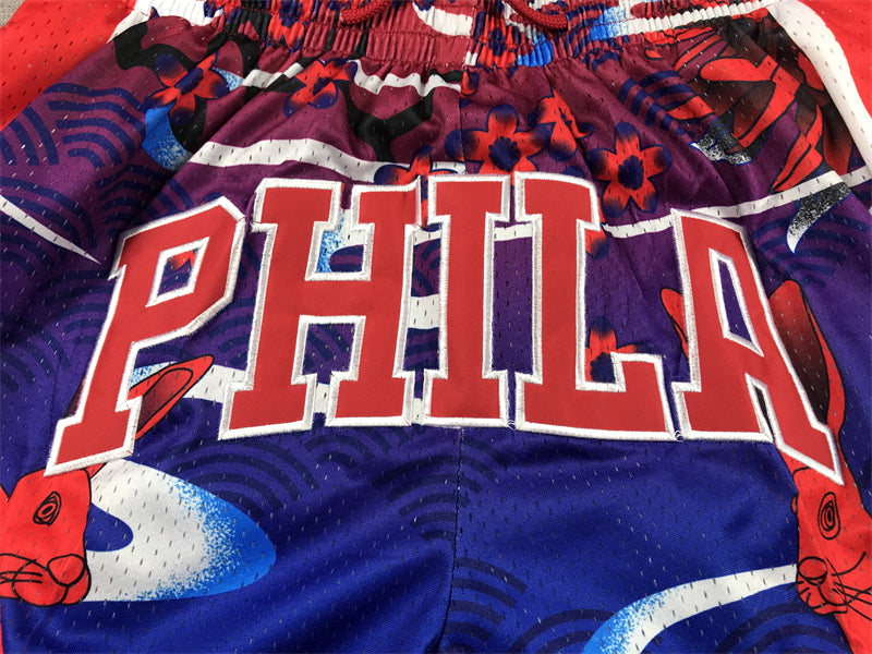 Men's Philadelphia 76ers Year of Rabbit Edition Pocket Shorts