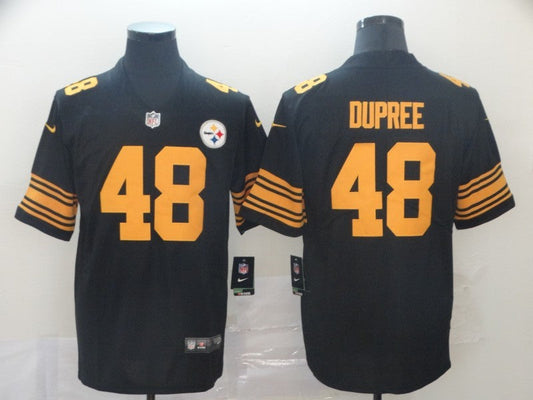 Men's Pittsburgh Steelers Bud Dupree #48 Black Alternate Legend Jersey