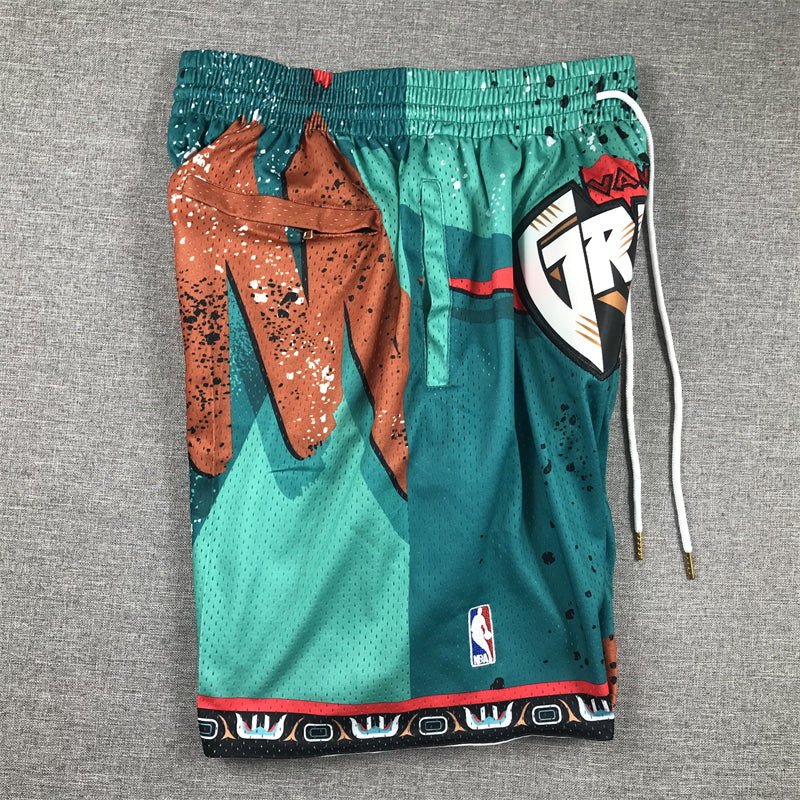 Men's Memphis Grizzlies Green Swingman Pocket Shorts