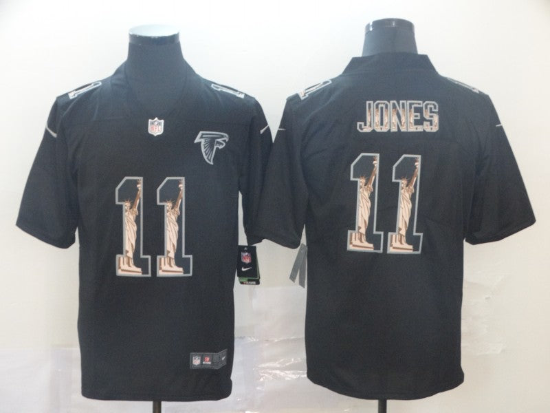 Men's Atlanta Falcons Julio Jones #11 Black Player Jersey