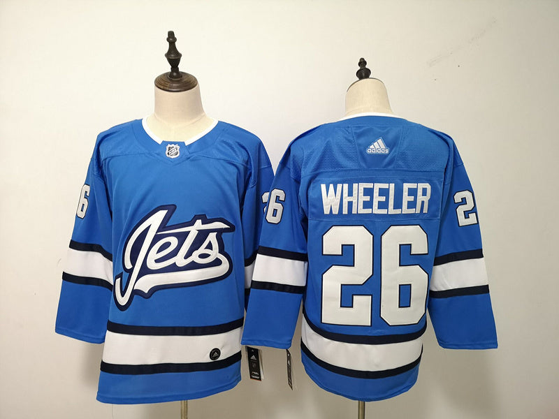 Men's Winnipeg Jets Blake Wheeler #26 Blue Home Breakaway Player Jersey