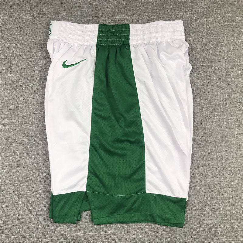 Men's Boston Celtics White/Green City Edition Basketball Shorts