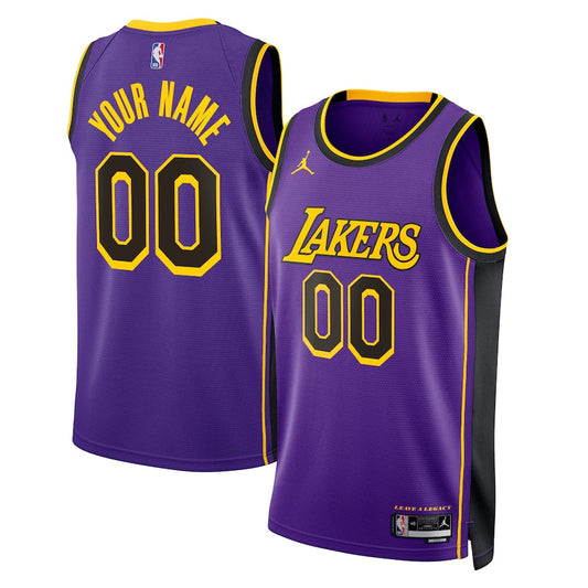 Los Angeles Lakers Custom Swingman Jersey - Purple