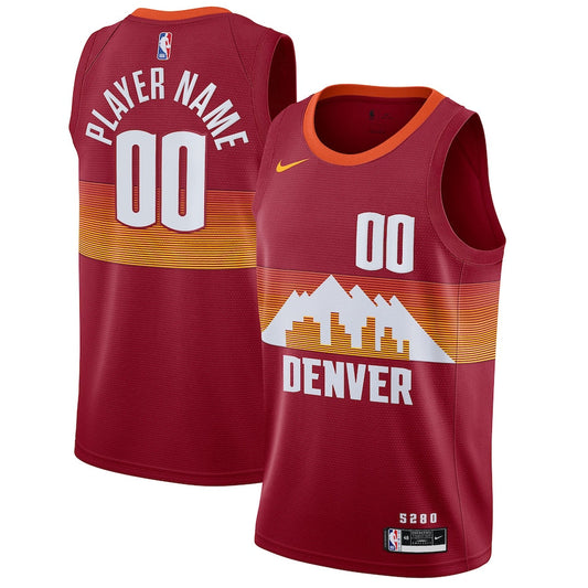 Denver Nuggets Swingman Player Custom Jersey -City Edition